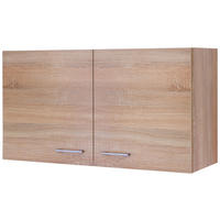 Hängeschrank Samoa weiß Eiche Nachbildung B/H/T: ca. 100x54,8x32 cm Samoa - Eiche/weiß (100,00/54,80/32,00cm) - Flex-Well
