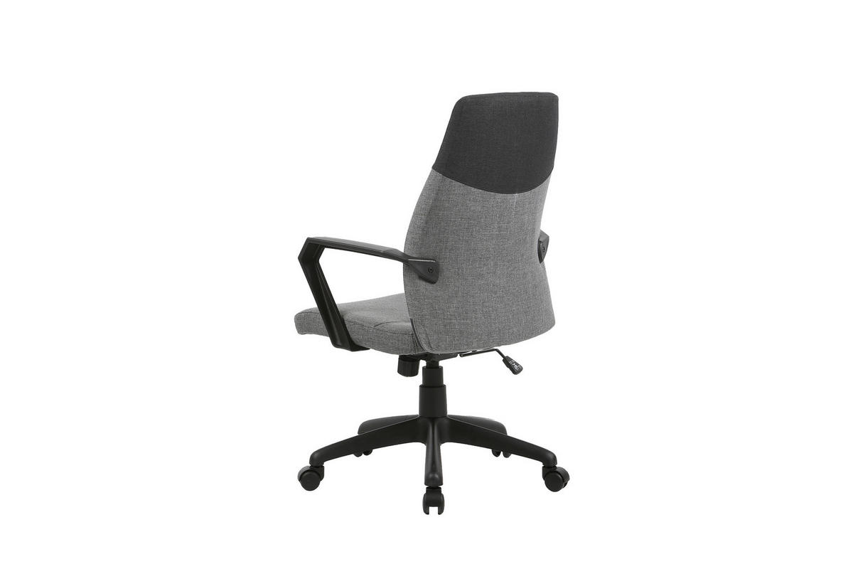 Chefsessel EDGY schwarz grau EDGY - schwarz/grau (58,00/99,00/56,00cm) - byLIVING