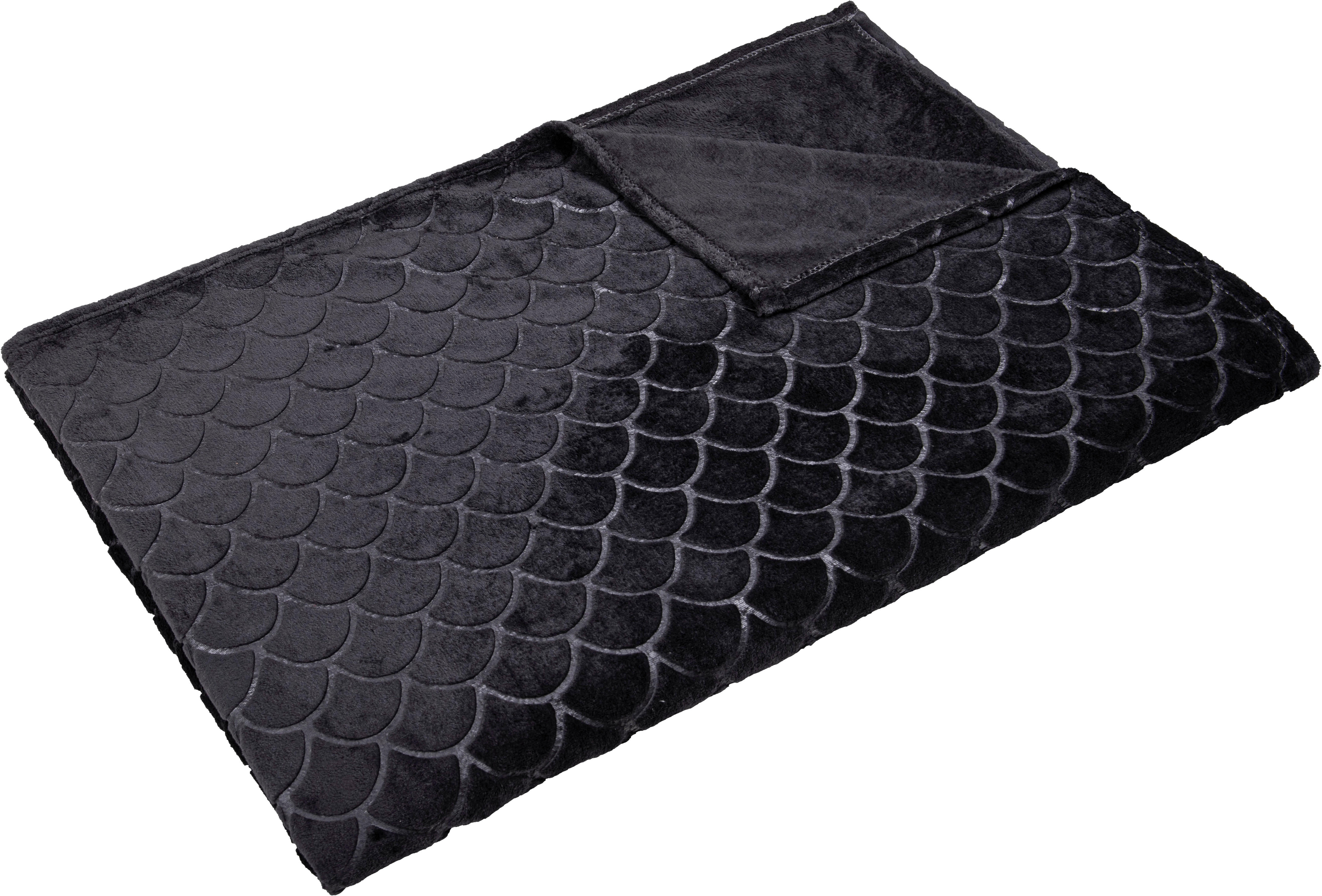 Flanelldecke Flanelldecke_XXL_Bogen 160x220cm - anthrazit (160,00/220,00cm)