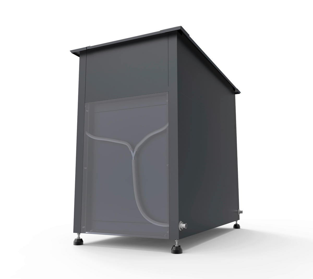 Westmann Hochbeet Plexa anthrazit Metall B/H/L: ca. 100x85x50 cm Plexa - anthrazit (50,00/100,00/85,00cm) - Westmann