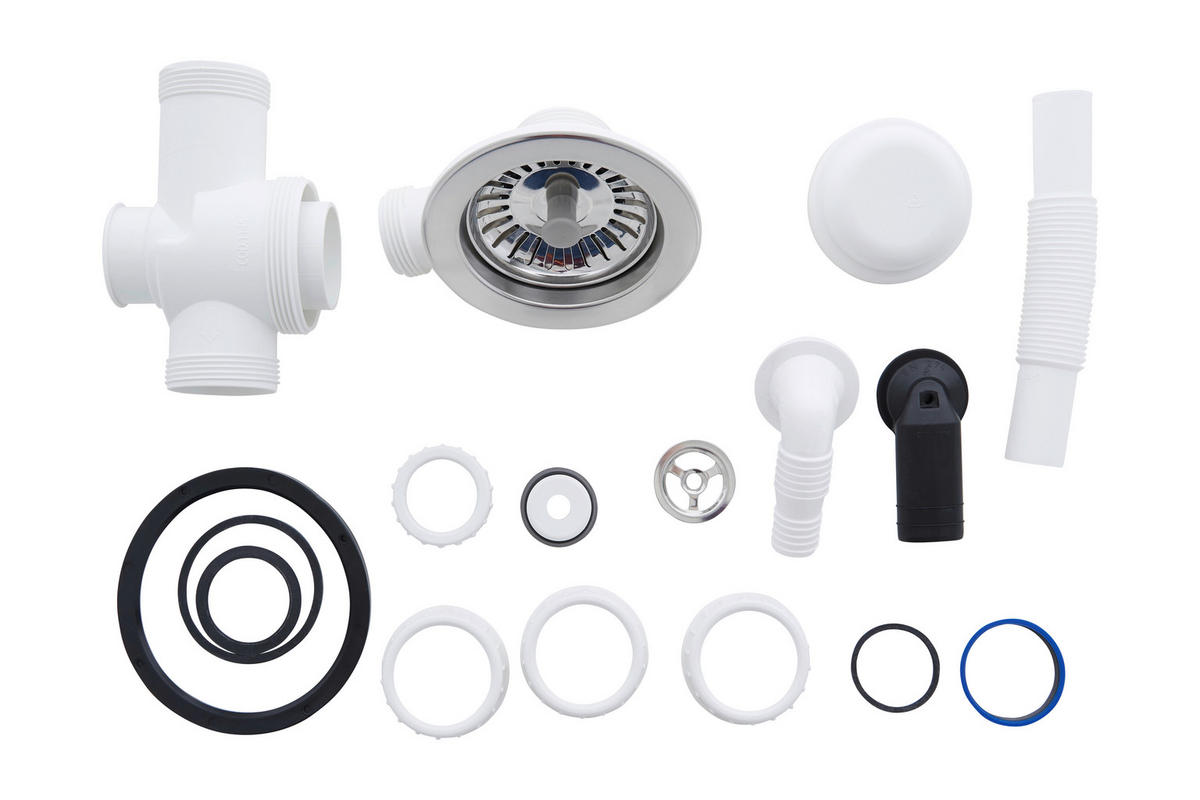 Respekta Einbauspüle Ohio 66 x 50 W weiß Mineralite B/H/T: ca. 66x21x50 cm Ohio 66 x 50 W - weiß (66,00/21,00/50,00cm) - Respekta