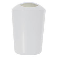 Schwingdeckeleimer weiß Kunststoff H/D: ca. 30x20 cm ca. 5 l Schwingdeckeleimer weiß - weiß (20,00/30,00cm) - Axentia