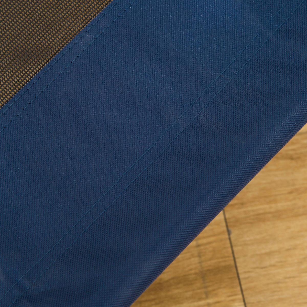 PawHut Hunde-Zubehör blau Edelstahl B/H/L: ca. 61x76x18 cm Hundebett - blau (18,00/61,00/76,00cm) - PawHut