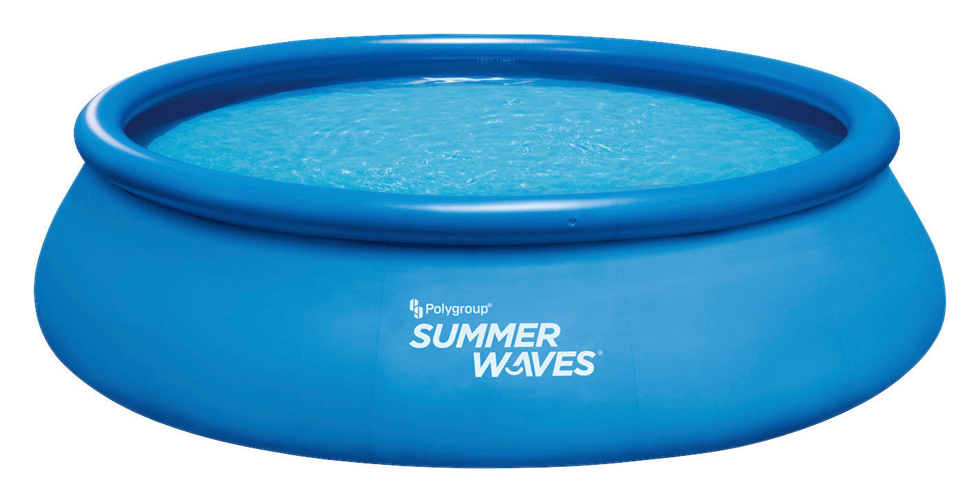 Summer Waves Poolset Quick Set H/D: ca. 107x457 cm Quick Set - blau (457,00/107,00cm) - Summer Waves