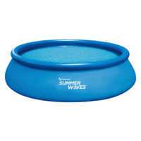 Summer Waves Poolset Quick Set H/D: ca. 107x457 cm Quick Set - blau (457,00/107,00cm) - Summer Waves