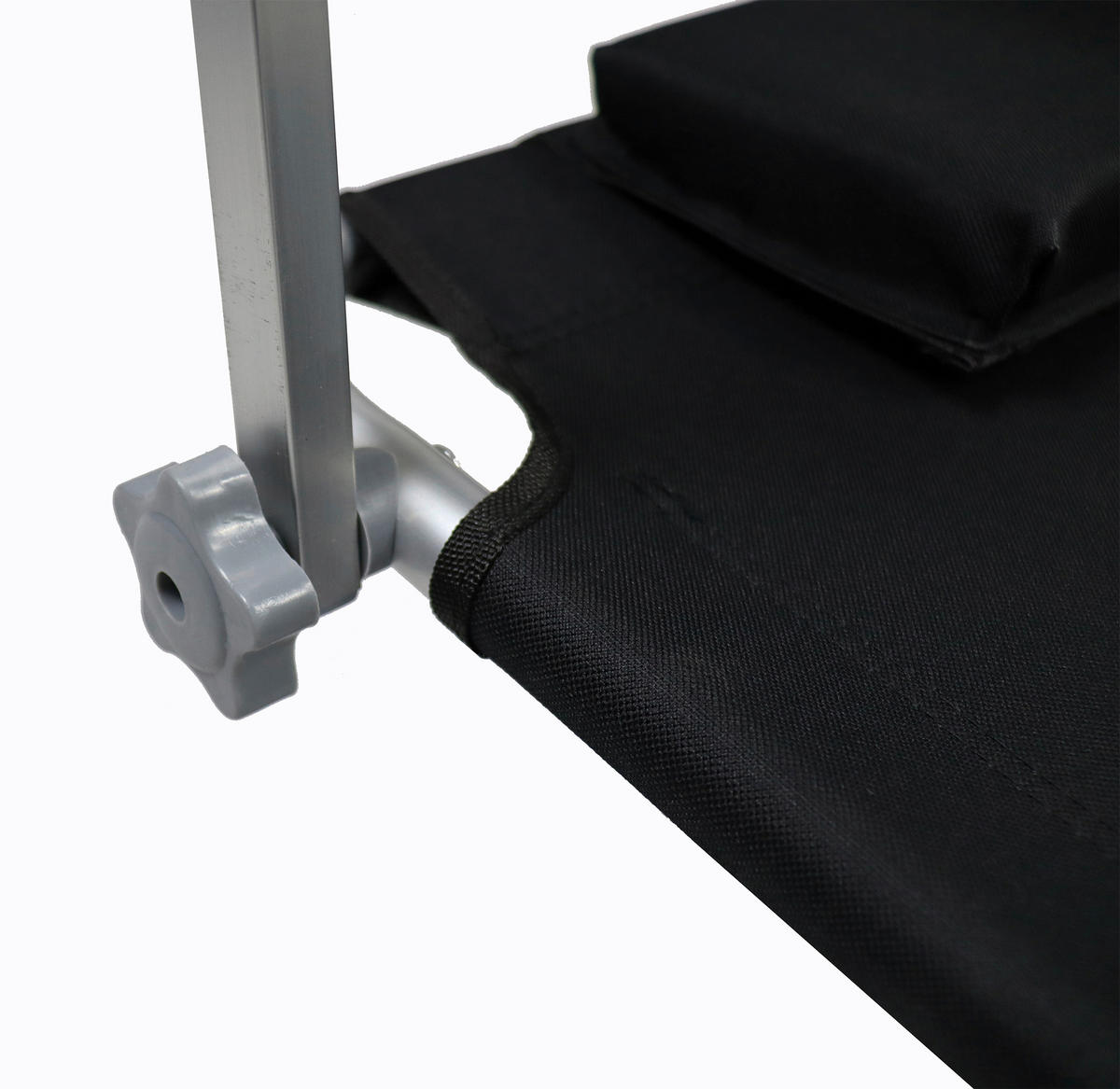 VCM Sonnenliege schwarz Polyester-Mischgewebe B/H/L: ca. 65x16x165 cm Sonnenliege - schwarz (165,00/65,00/16,00cm) - VCM