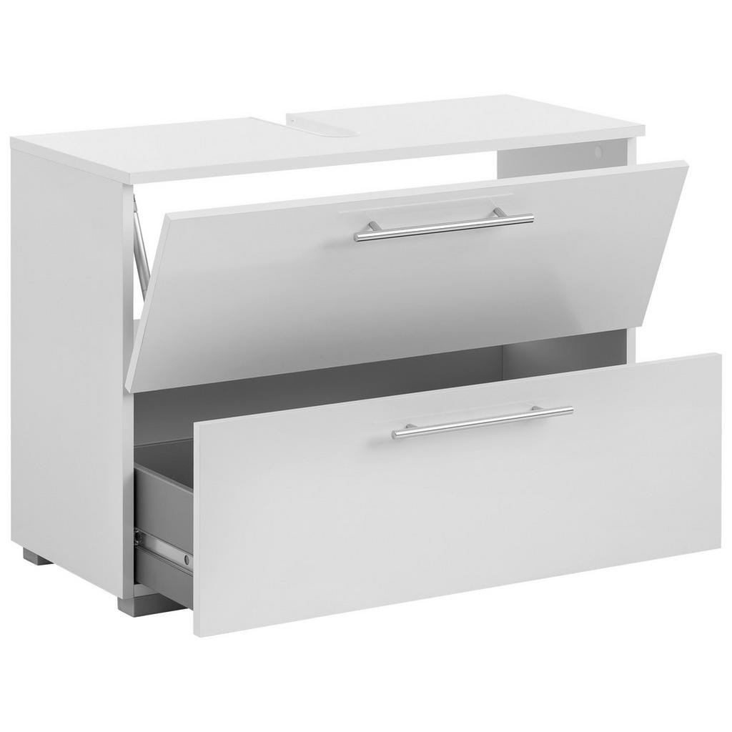 Thumbnail - Waschbeckenunterschrank Carlos perlweiß Optik B/H/T: ca. 80,2x59,1x35 cm