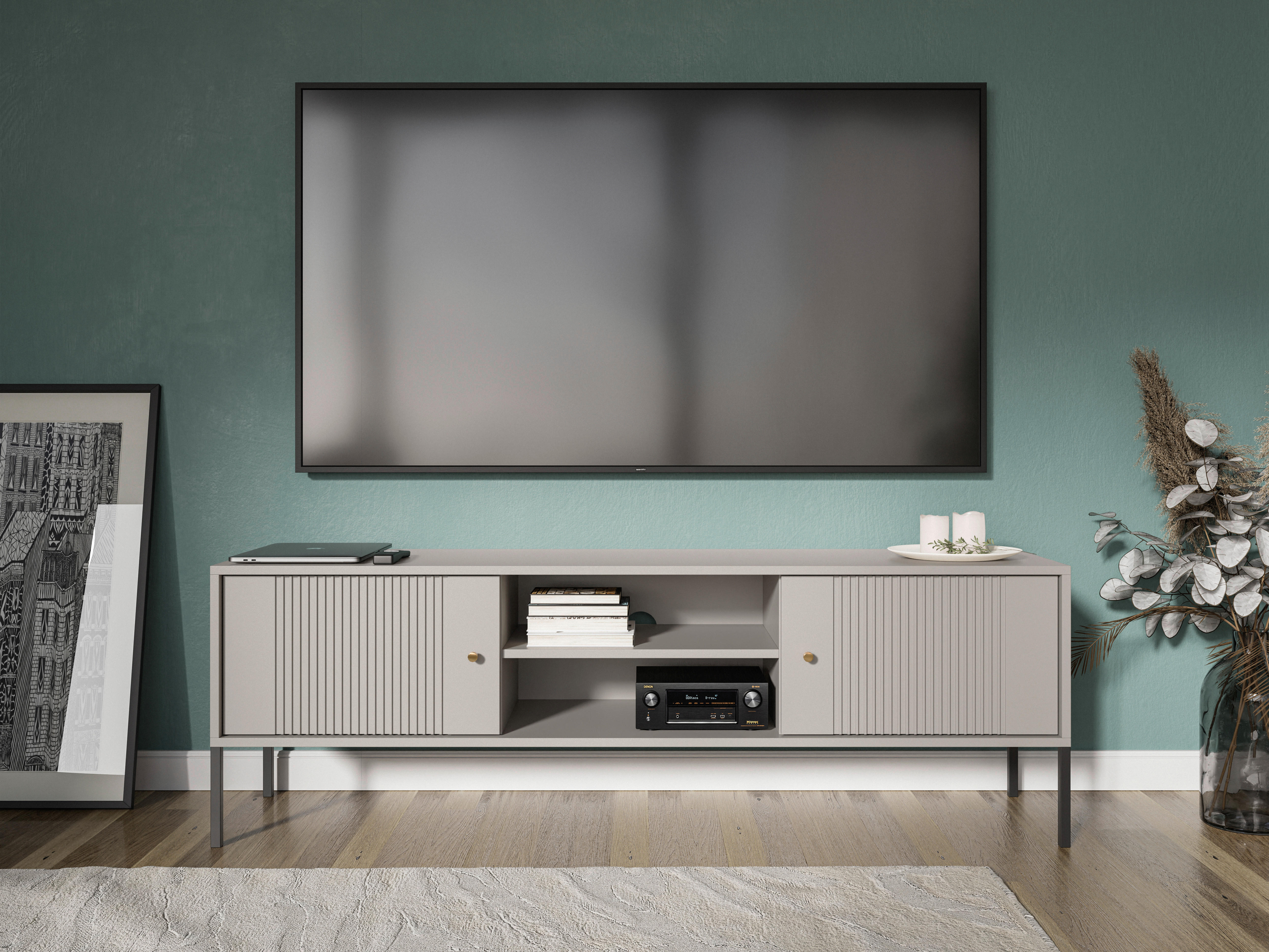 TV-Lowboard ISEO Cashmere B/H/T: ca. 154,5x50,5x39 cm ISEO - Cashmere (154,50/50,50/39,00cm) - WIPMEB