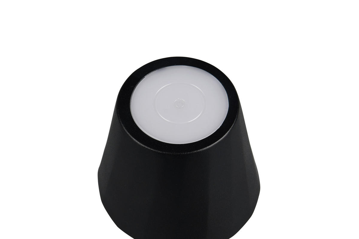 Reality LED Tischleuchte DIAZ mattschwarz Metall H: ca. 21 cm 1 Brennstellen Diaz - mattschwarz (21,00cm) - Reality