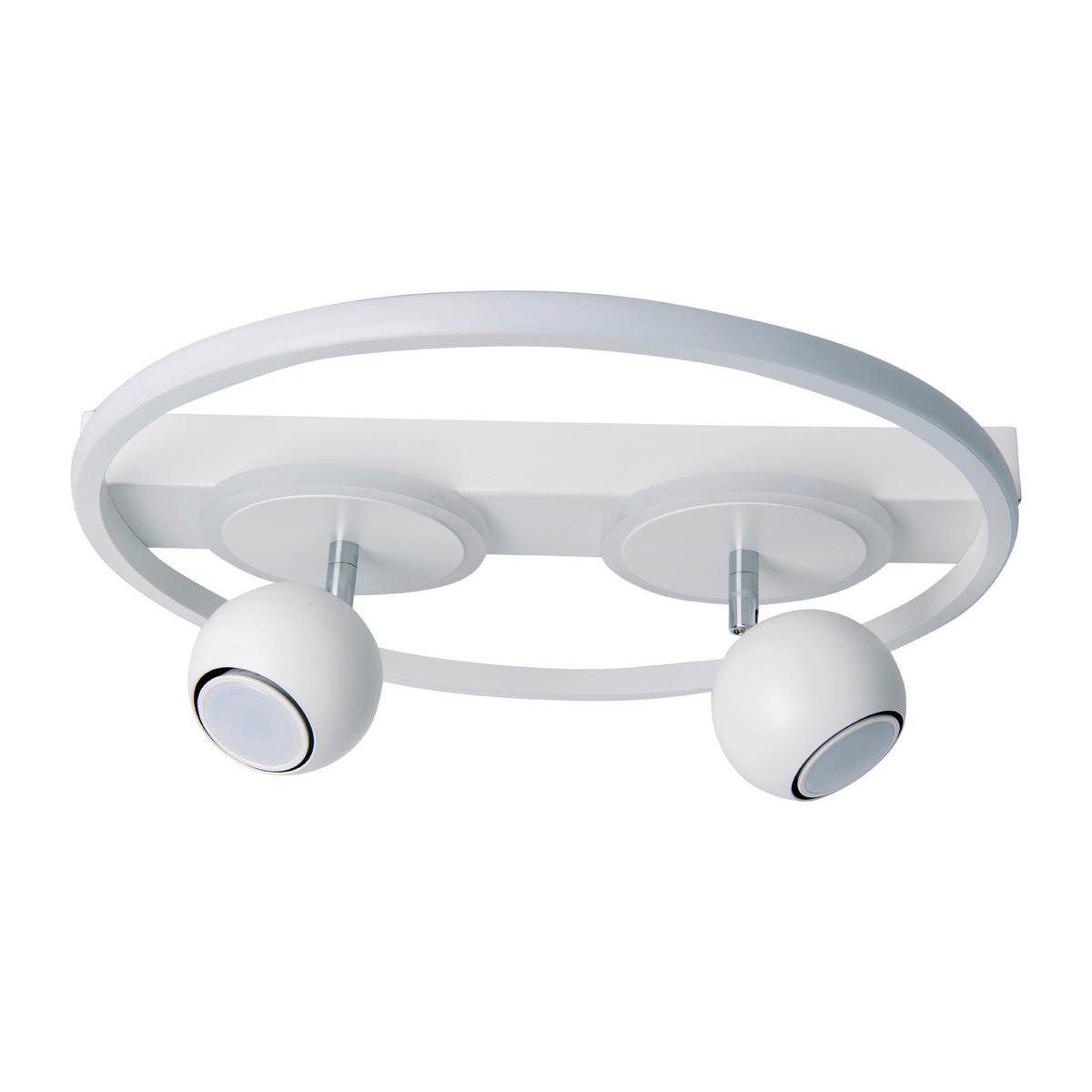 Näve Leuchten Deckenleuchte 1382823 weiß Metall Kunststoff B/H/T: ca. 40x15,5x40 cm GU10 2 Brennstellen Ronda - weiß (40,00/15,50/40,00cm) - Näve Leuchten