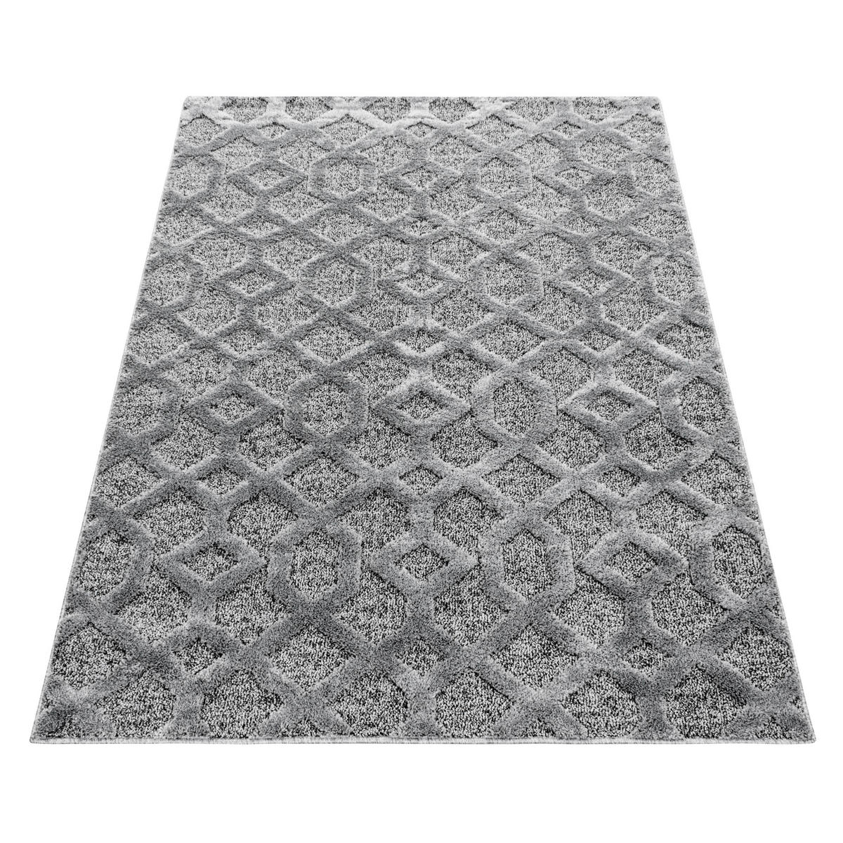 Ayyildiz Teppich PISA grau B/L: ca. 60x110 cm PISA - grau (60,00/110,00cm) - Ayyildiz