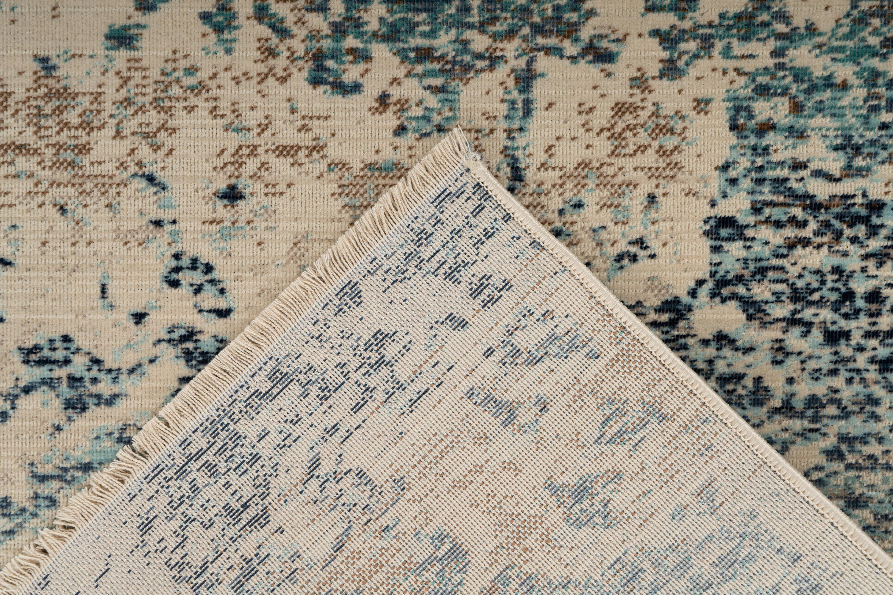 360Living Teppich Charu blau B/L: ca. 80x150 cm Charu - blau (80,00/150,00cm) - 360Living