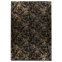 360Living Teppich Bijou schwarz B/L: ca. 80x150 cm Bijou - gold/schwarz (80,00/150,00cm) - 360Living