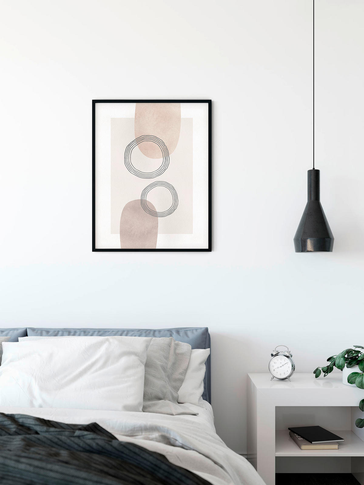 Komar Poster Line Art Circles Abstrakt B/L: ca. 30x40 cm Line Art Circles - (30,00/40,00cm) - Komar