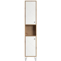 Hochschrank Touch Eiche Artisan Nachbildung weiß matt B/H/T: ca. 36x191x29 cm Touch - Eiche/weiß (36,00/191,00/29,00cm) - Trendteam