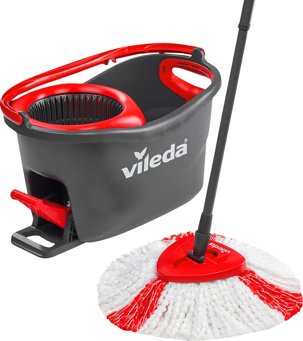 Wischmoppset grau Wischmoppset_Turbo - rot/grau