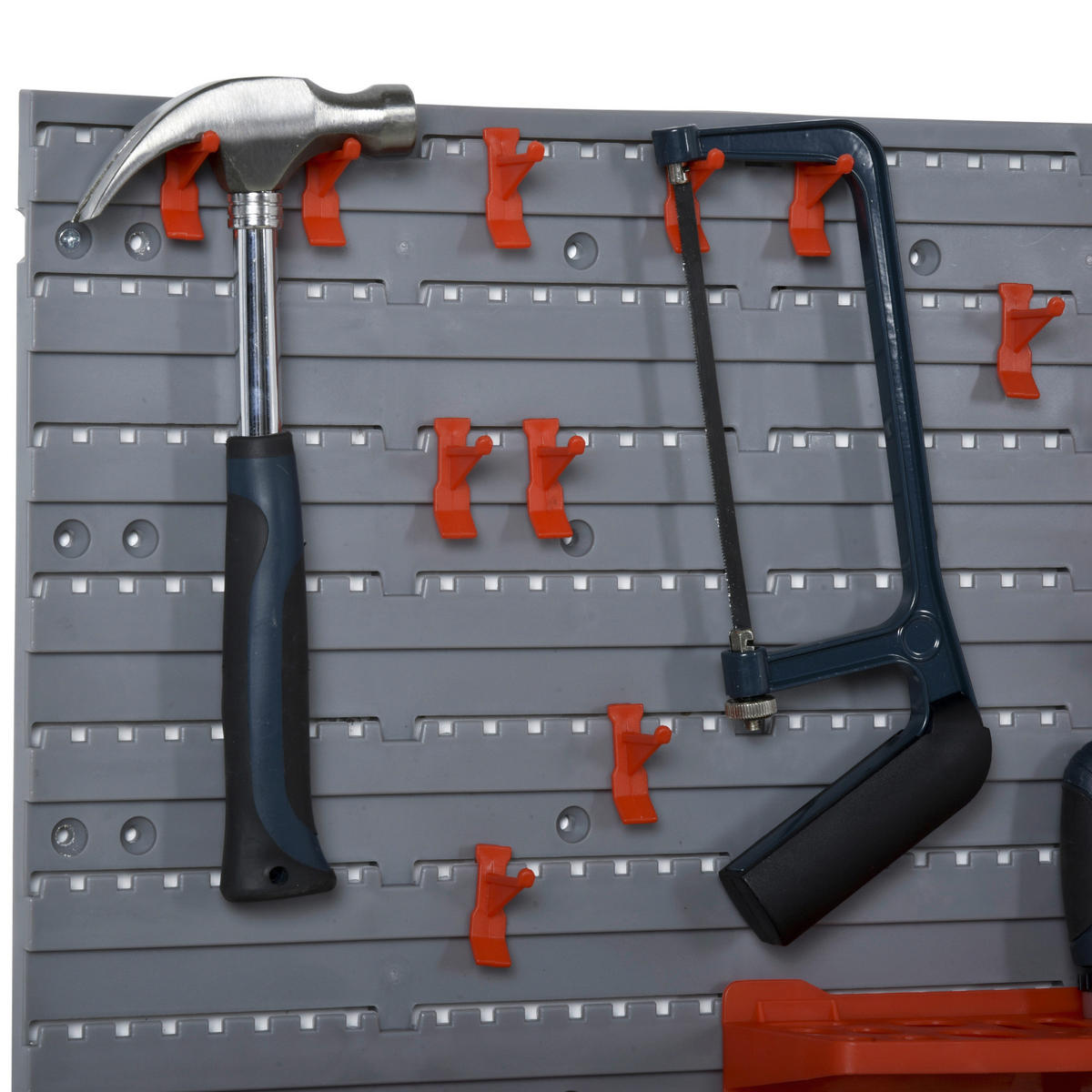 Werkzeugwand-Set 44-teilig rot B/H/T: ca. 64x96x23 cm Werkzeugwand-Set 44-teilig - rot/grau (64,00/96,00/23,00cm) - DURHAND