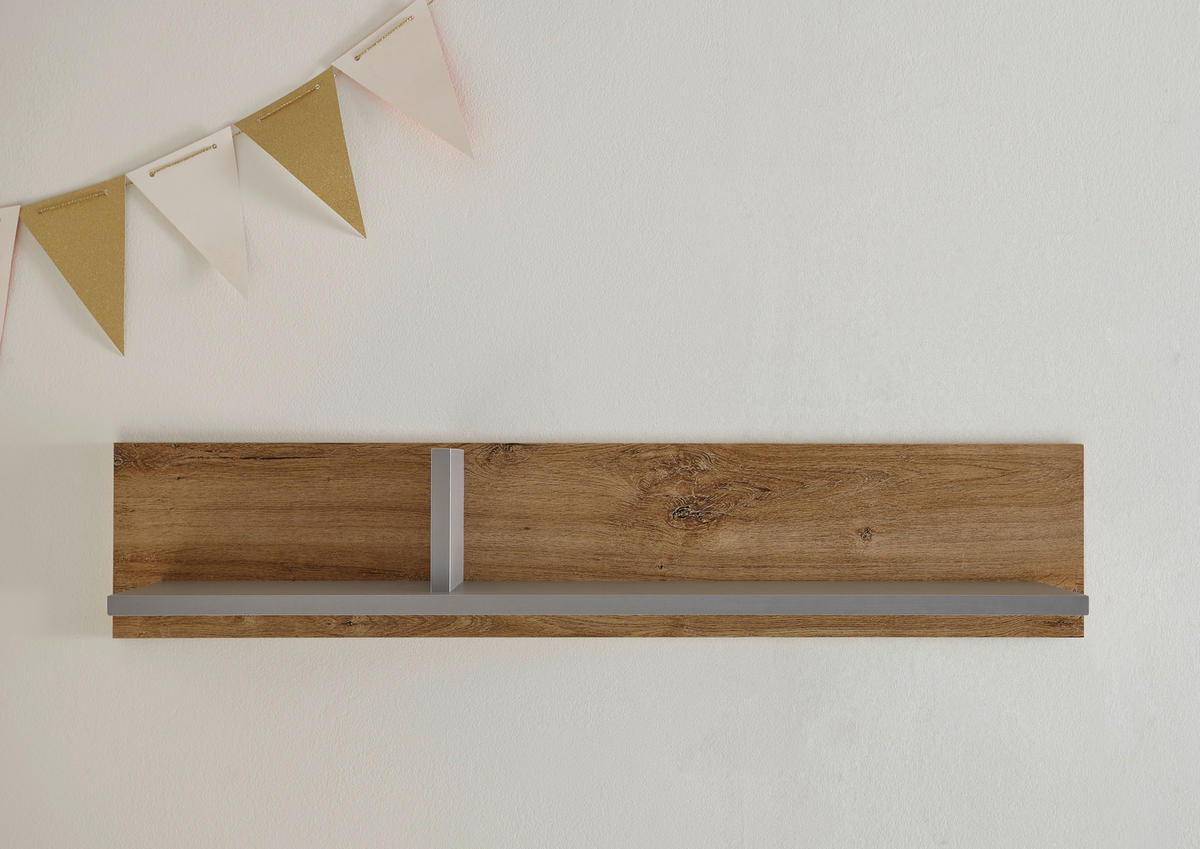 Wandpaneel Larissa braun Bolton Oak Nachbildung B/H/T: ca. 100x20x18 cm Larissa - braun (100,00/20,00/18,00cm)