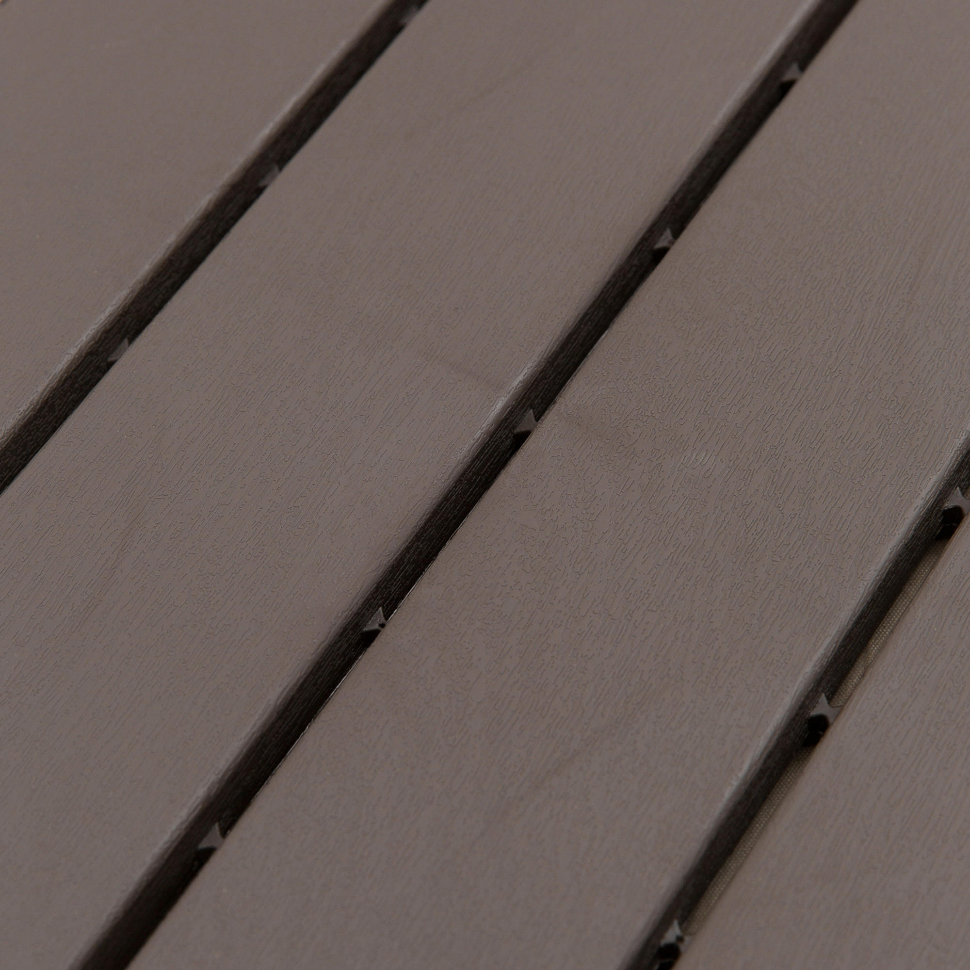 Outsunny Terrassenfliese braun B/L: ca. 30x30 cm Terrassenfliese - braun (30,00/30,00/2,00cm) - Outsunny