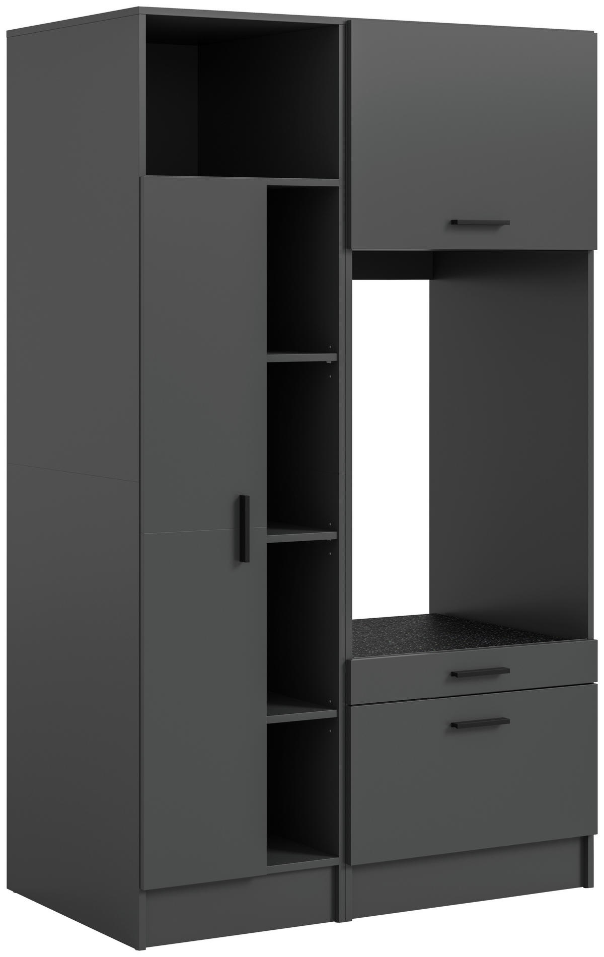 Waschmaschinenumbauschrank Free anthrazit B/H/T: ca. 116x195x68 cm Free - anthrazit (116,00/195,00/68,00cm) - xonox.home