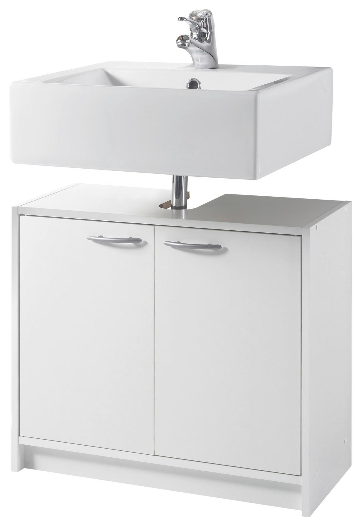 Waschbeckenunterschrank Smash weiß B/H/T: ca. 63x55x29 cm Smash - weiß (63,00/55,00/29,00cm)