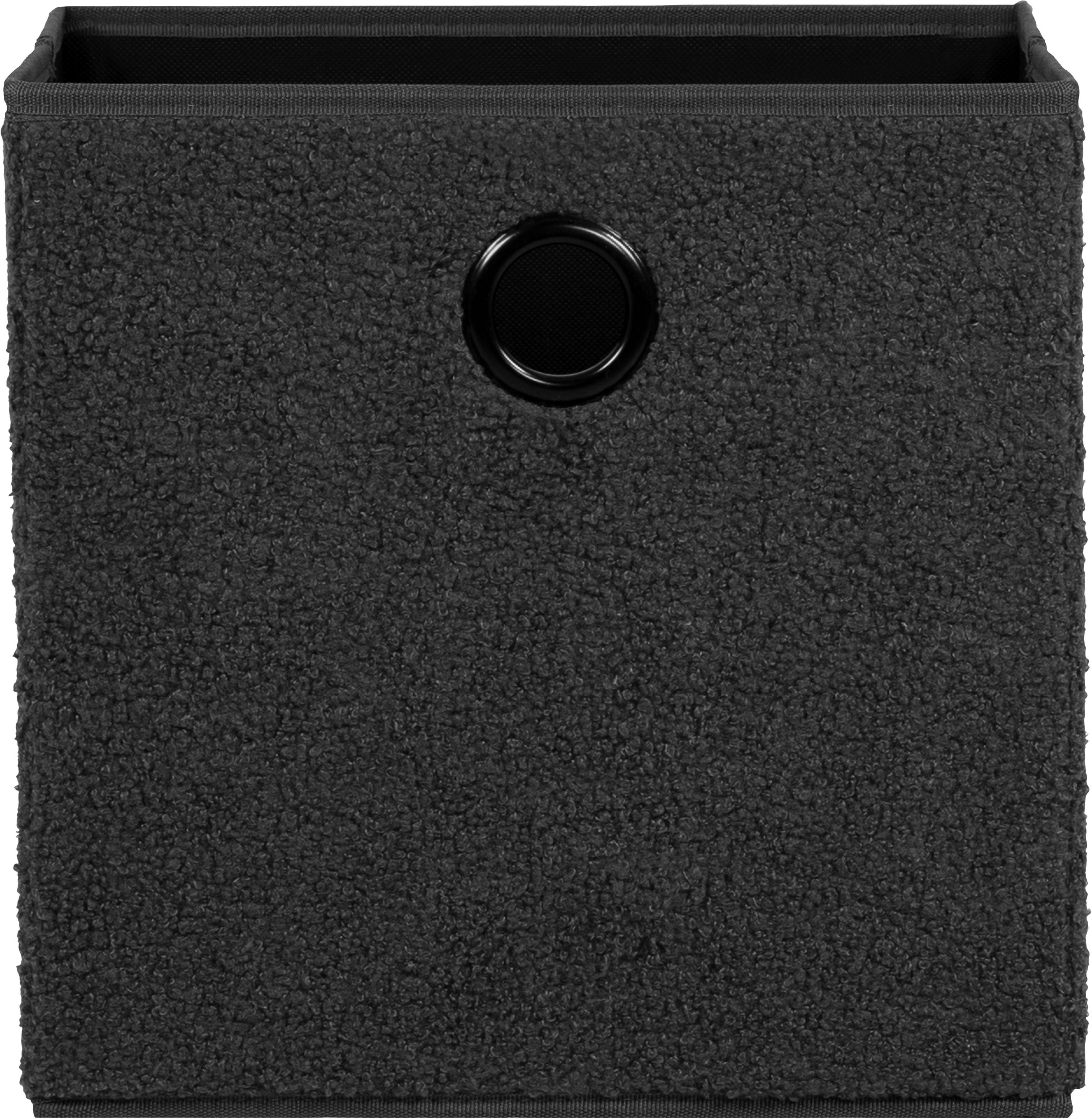Stoffbox dunkelgrau B/H/T: ca. 32x32x32 cm Stoffbox_1 3750 - dunkelgrau (32,00/32,00/32,00cm)
