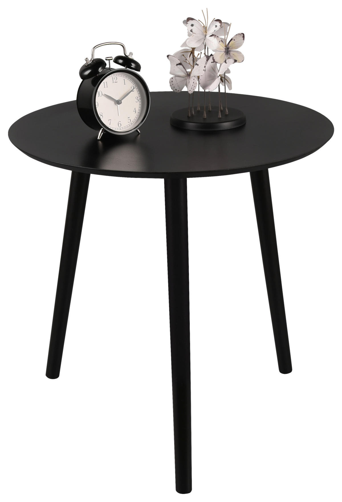 Beistelltisch Vilma schwarz H/D: ca. 50x50 cm Vilma - schwarz (50,00/50,00cm)