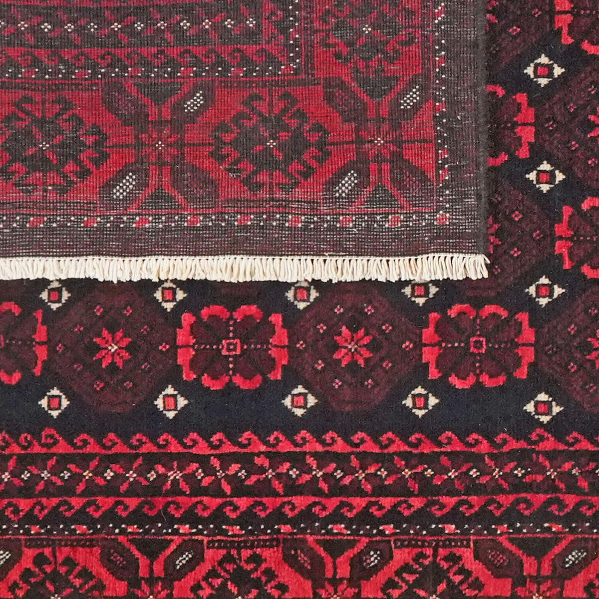 PersaTepp Teppich Belutch blau B/L: ca. 122x224 cm Belutch - blau/rot (122,00/224,00cm) - PersaTepp