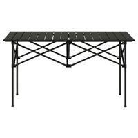 Outsunny Campingtisch schwarz Aluminium B/H/L: ca. 55x50x95 cm Campingtisch - schwarz (95,00/55,00/50,00cm) - Outsunny