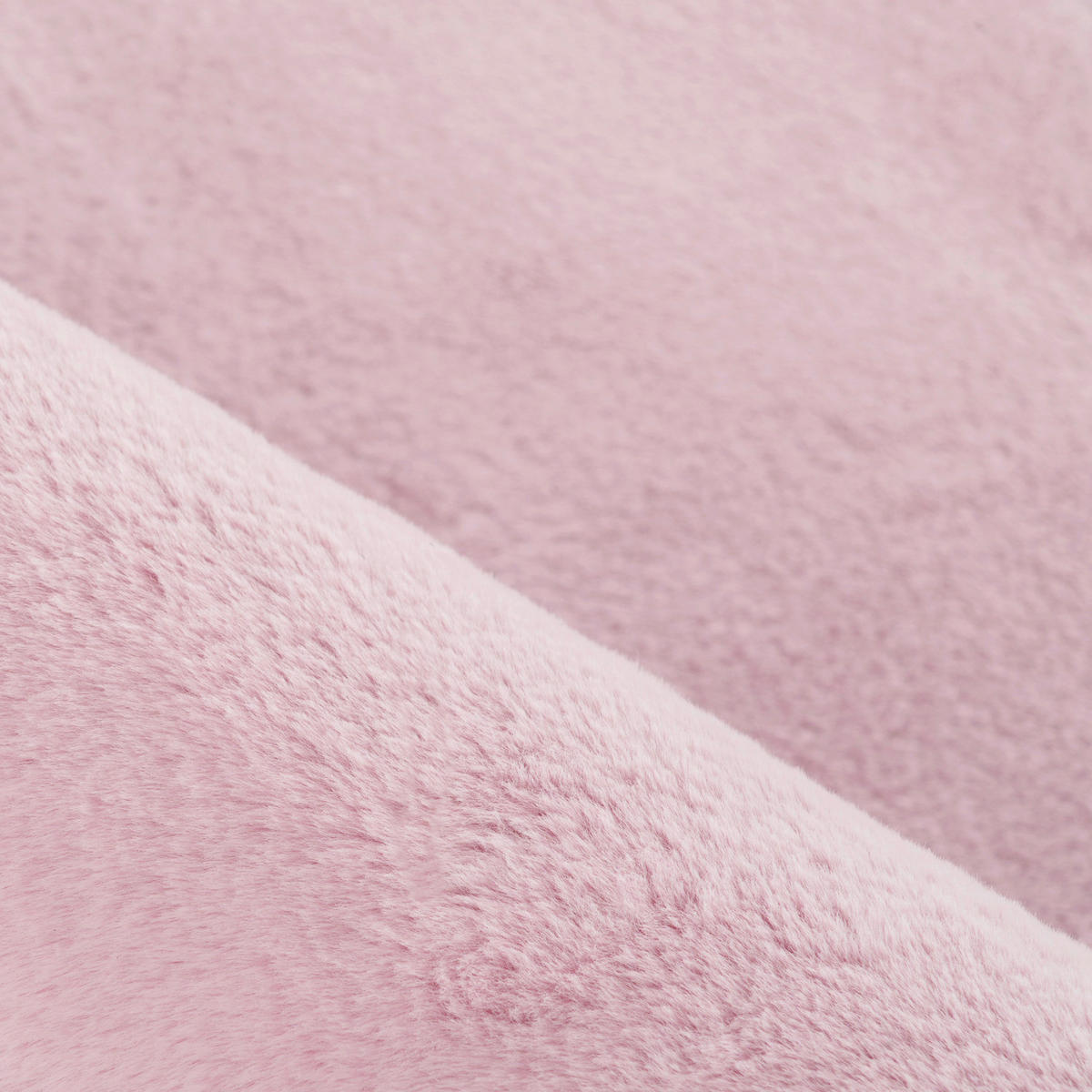 Ayyildiz Teppich POUFFY rosa B/L: ca. 200x200 cm POUFFY - rosa (200,00/200,00cm) - Ayyildiz