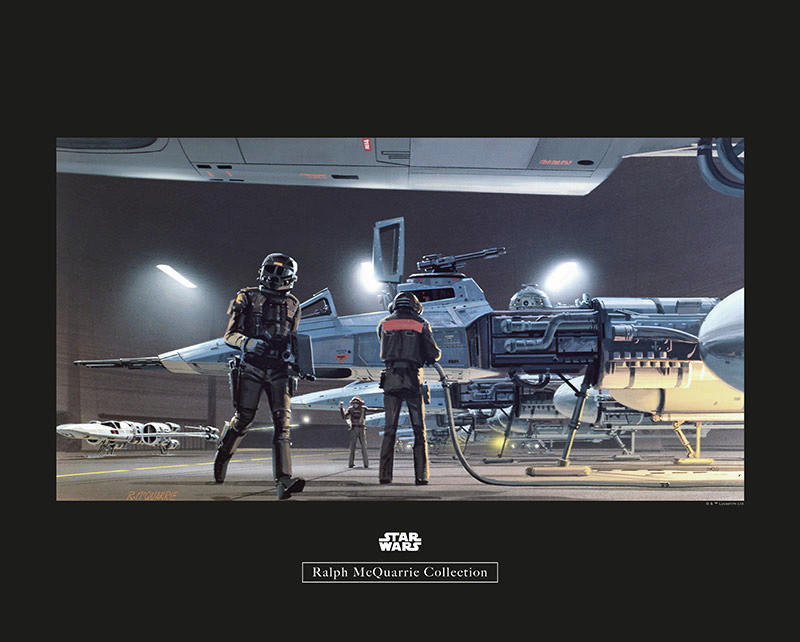 Komar Poster Star Wars Classic RMQ Yavin Y-Wing Star Wars B/L: ca. 50x40 cm günstig online kaufen