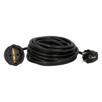 UniTec Schuko-Verlängerung schwarz L: ca. 500 cm Schuko-Verlängerung 5m/s - schwarz (500,00cm) - UniTec