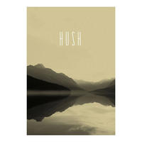 Komar Poster Word Lake Hush Sand Natur B/L: ca. 50x70 cm Word Lake Hush Sand - (50,00/70,00cm) - Komar
