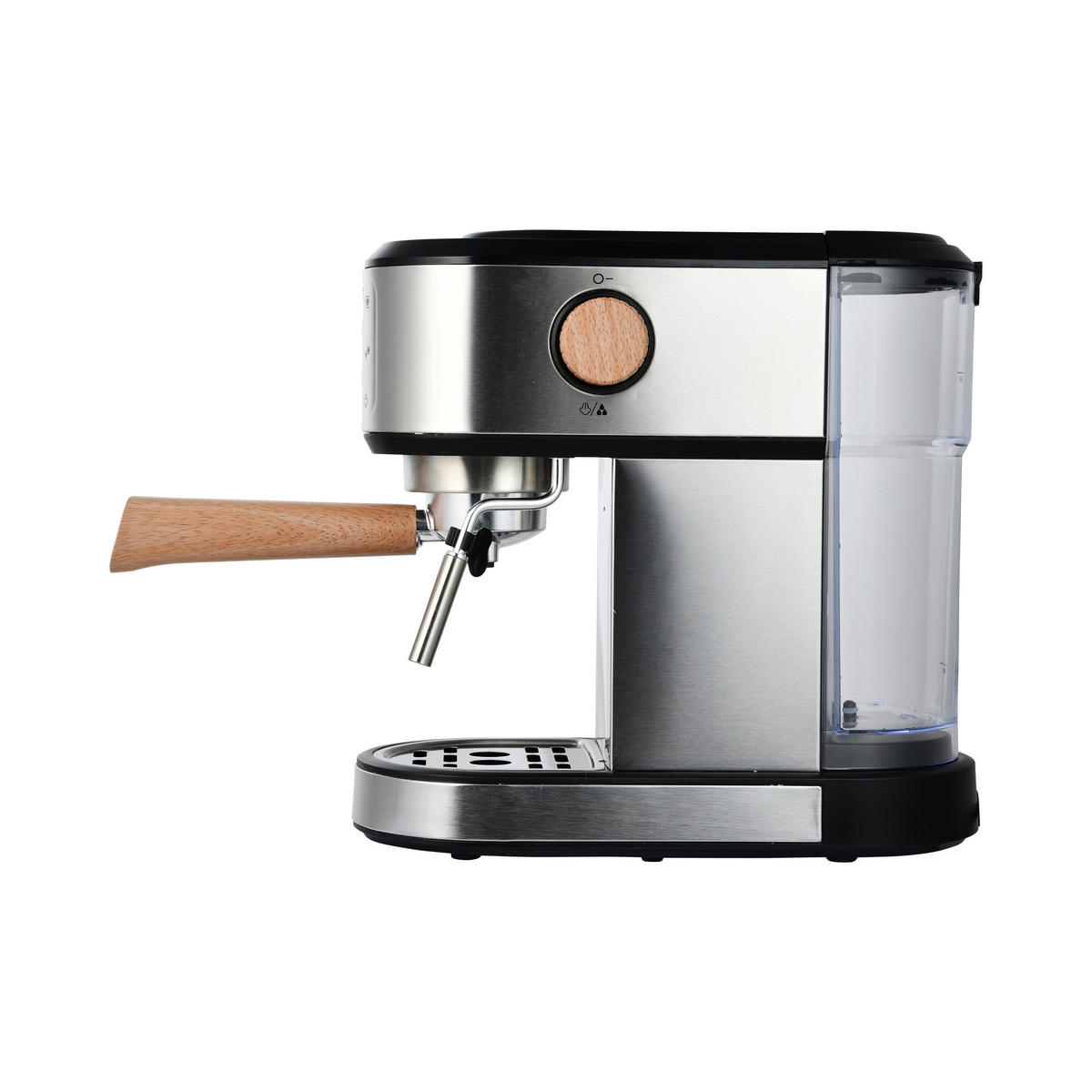 BERGNER Espresso Kaffeemaschine silber COFFEE & TEA LOVERS - silber - BERGNER