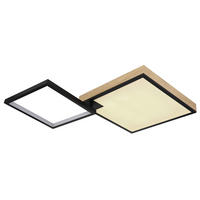 GLOBO LED-Deckenleuchte schwarz Opal Acryl Metall B/H/T: ca. 55x10x85,5 cm JACKY - schwarz/Opal (55,00/10,00/85,50cm) - GLOBO