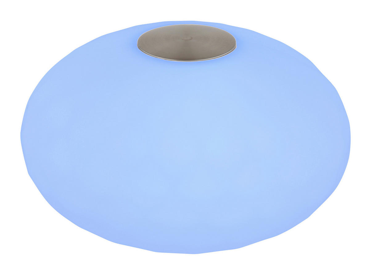 GLOBO LED-Tischleuchte LEALA 28068 schwarz weiß Kunststoff H/D: ca. 11,7x20 cm 6 Brennstellen LEALA - weiß/schwarz (20,00/11,70cm) - GLOBO