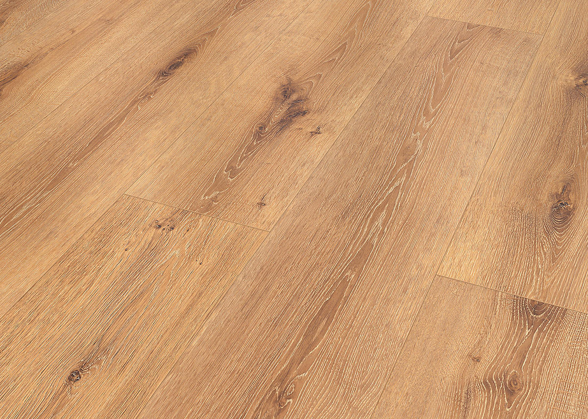 Click-Vinylboden Eiche braun ca. 2,538 m² im Paket  B/L: ca. 24,6x129 cm pro Paket Eiche braun ca. 2,538 m² im Paket - braun (24,60/129,00cm)