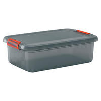 KIS Aufbewahrungsbox K Latch grau B/H/L: ca. 39x18x59 cm K Latch - transparent/grau (59,00/39,00/18,00cm) - KIS