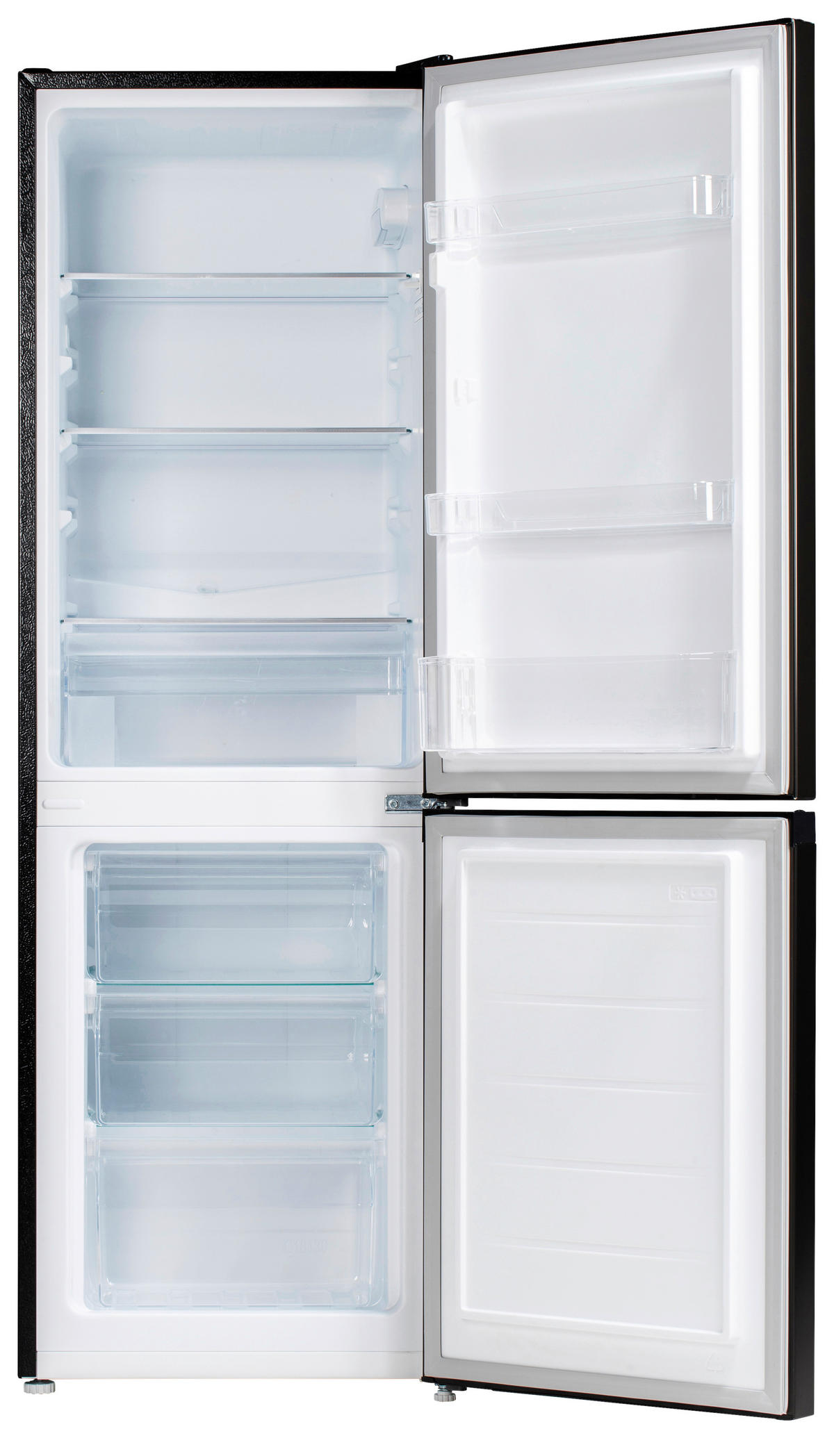 POCOline Kühl-/Gefrierkombination KGK 144-157 CDIX dark Inox B/H/T: ca. 47x144x50 cm Kühl-/Gefrierkombi KGK 144-157 CDIX - dark Inox (47,00/144,00/50,00cm) - POCOline