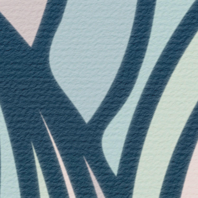 Komar Fototapete Gentle Waves B/L: ca. 250x250 cm Gentle Waves - (250,00/250,00cm) - Komar