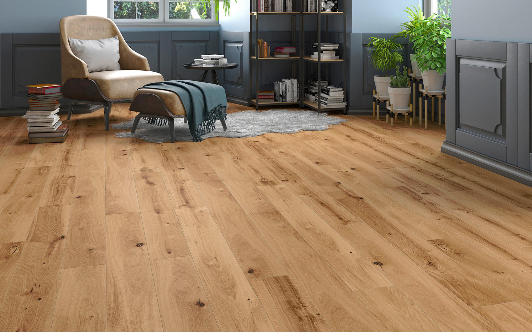 Click-Vinylboden NEO 2.0 ca. 2,454 m² im Paket  B/L: ca. 17,3x129 cm pro Paket NEO 2.0 ca. 2,454 m² im Paket - braun (17,30/129,00cm)