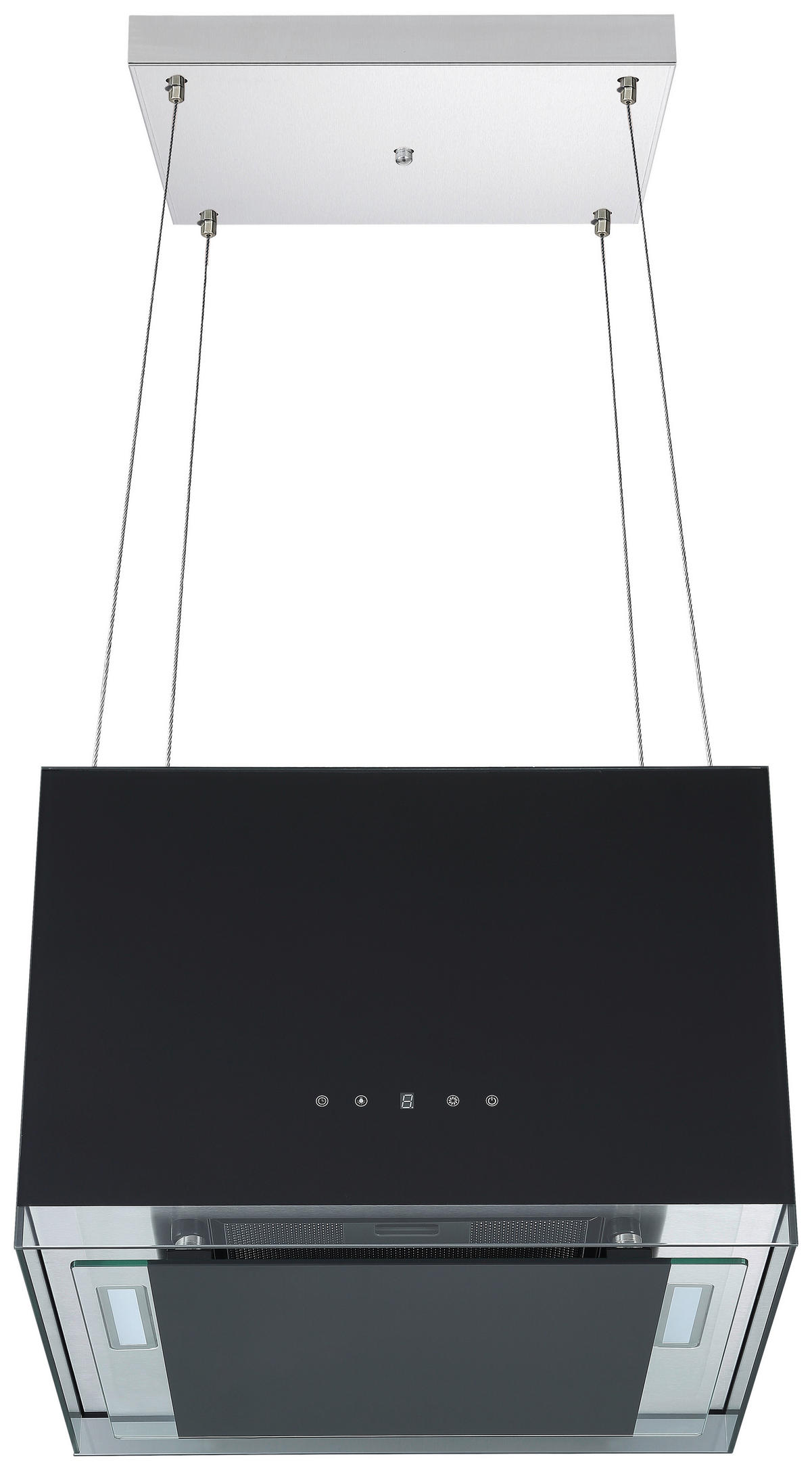 Respekta Inselküche Gabriel grau Hochglanz B/H/T: ca. 290x200x60 cm Gabriel - Eiche/weiß (290,00/200,00/60,00cm) - Respekta