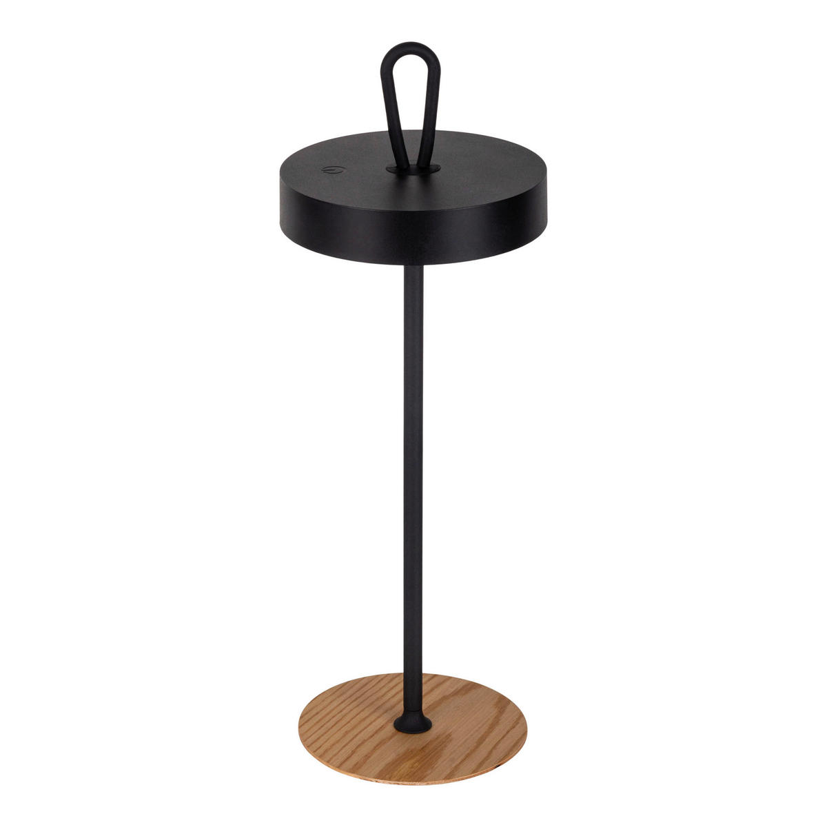 Näve Leuchten LED-Tischleuchte schwarz Kunststoff Holz Metall B/H/T/D: ca. 13x36x13x13 cm ELLI - schwarz (13,00/36,00/13,00cm) - Näve Leuchten