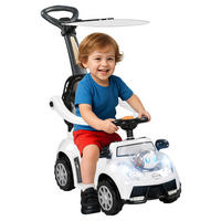 AIYAPLAY Baby-Schiebeauto weiß B/H/L: ca. 39x90x96 cm Baby-Schiebeauto - weiß/schwarz (96,00/39,00/90,00cm) - AIYAPLAY