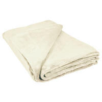 Flanelldecke Flanelldecke_Justus wollweiß - wollweiß (140,00/200,00cm)