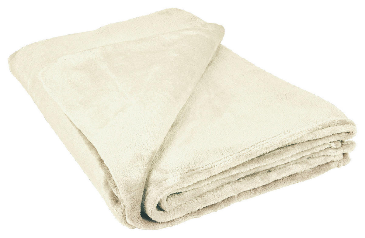 Flanelldecke Flanelldecke_Justus wollweiß - wollweiß (140,00/200,00cm)