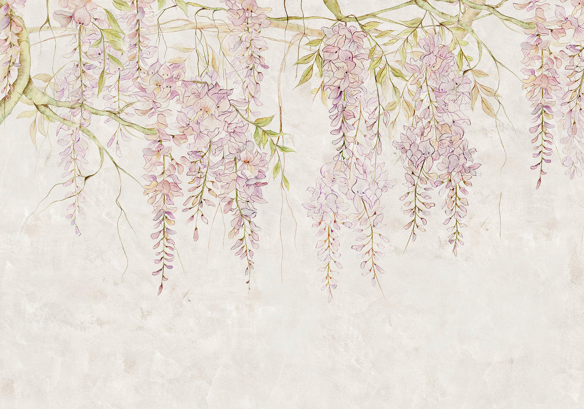 Komar Fototapete Wisteria B/L: ca. 400x280 cm Wisteria - (400,00/280,00cm) - Komar