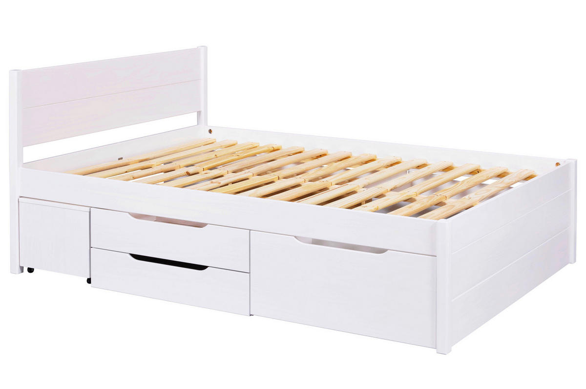 Funktionsbett Efetivo weiß Efetivo - weiß (209,00/146,30/90,00cm) - Inter Link