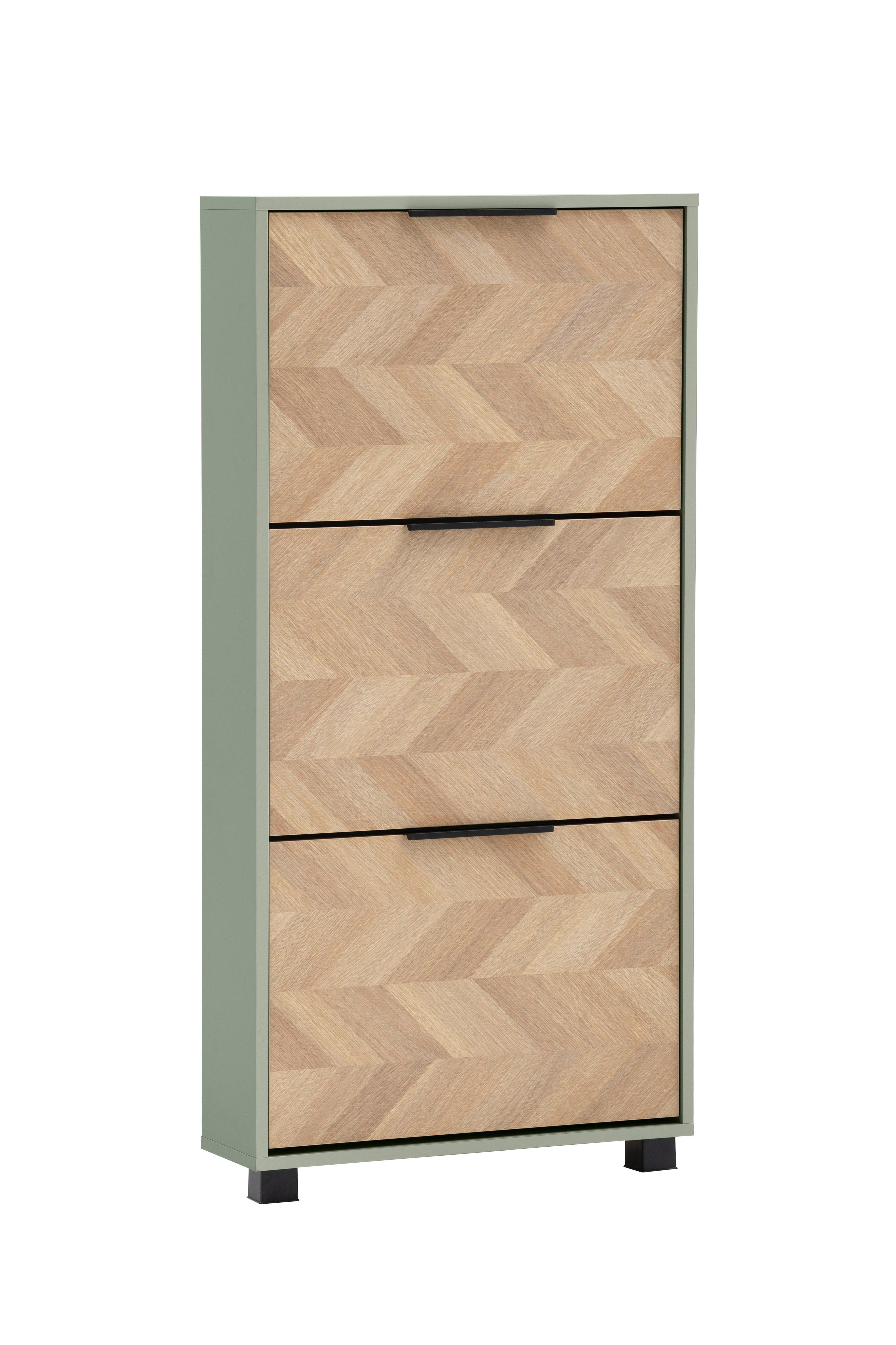 Schuhkipper Piazza, 3er Pistazie B/H/T: ca. 59,8x124,5x19,55 cm Piazza, 3er - Pistazie (59,80/124,50/19,55cm) - Schildmeyer