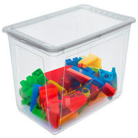 keeeper Aufbewahrungsbox transparent B/H/L: ca. 39x42x59 cm Aufbewahrungsbox_Bert 63l - transparent (59,00/39,00/42,00cm) - keeeper